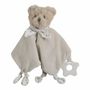 Soft toy - Toudoux Teddy bear with beige teething ring - MATHILDE M.