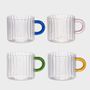 Glass - Glass whimsey rainbow / set of 4 - AND NOOK