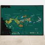 Decorative objects - Wine scratch-map - Loire - 1020 DÉGUSTATIONS