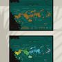 Decorative objects - Wine scratch-map - Loire - 1020 DÉGUSTATIONS