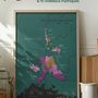 Decorative objects - Wine scratch-map - Rhône - 1020 DÉGUSTATIONS