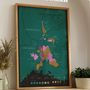 Decorative objects - Wine scratch-map - Rhône - 1020 DÉGUSTATIONS