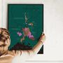 Decorative objects - Wine scratch-map - Rhône - 1020 DÉGUSTATIONS