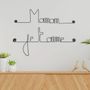 Autres décorations murales - Cadeau Fête des Mères « Maman je t'aime » - Décoration Murale - BIJOUX DE MUR