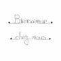 Other wall decoration - Wire Wall Decor " Welcome to us ” to pin - BIJOUX DE MUR