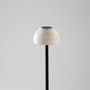 Table lamps - ABSIDIOLA mini table lamp with alabaster or ceramic lampshade - LUXCAMBRA