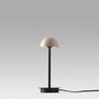 Table lamps - ABSIDIOLA mini table lamp with alabaster or ceramic lampshade - LUXCAMBRA