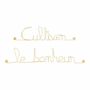 Other wall decoration - Gold Brass Wire Wall Decor ” Cultivating Happiness" - BIJOUX DE MUR