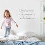 Other wall decoration - Wall Decor " Follow your dreams they know the way " - BIJOUX DE MUR