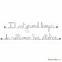 Other wall decoration - Wall Decor - Quote - " It's high time to relight the stars " - BIJOUX DE MUR