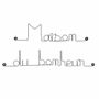 Other wall decoration - Wire Wall Decor " House of Happiness ” - Wall Jewelry - BIJOUX DE MUR
