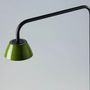 Table lamps - ABSIDIOLA conica ceramic short arm table lamp - LUXCAMBRA