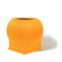 Garden accessories - Oversized Flat Blob Fiberglass Planter 'Black' by Tuleste Factory - TULESTE FACTORY