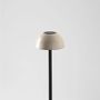 Floor lamps - ABSIDIOLA floor lamp mini 10cm lampshade in alabaster or ceramic - LUXCAMBRA