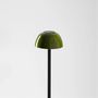 Floor lamps - ABSIDIOLA floor lamp mini 10cm lampshade in alabaster or ceramic - LUXCAMBRA