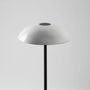 Floor lamps - ABSIDIOLA floor lamp plato 20cm ceramic shade - LUXCAMBRA