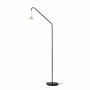 Floor lamps - ABSIDIOLA arco mini floor lamp with alabaster or ceramic lampshade - LUXCAMBRA