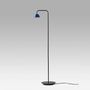 Floor lamps - ABSIDIOLA floor lamp brazo mini alabaster or ceramic lampshade - LUXCAMBRA
