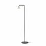 Floor lamps - ABSIDIOLA floor lamp brazo mini alabaster or ceramic lampshade - LUXCAMBRA