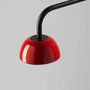 Floor lamps - ABSIDIOLA floor lamp brazo mini alabaster or ceramic lampshade - LUXCAMBRA