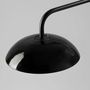 Floor lamps - ABSIDIOLA floor lamp with arms with ceramic lampshade plato - LUXCAMBRA