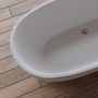 Bathtubs - Freestanding Oval Bathtub SAMBA L. 170 x W. 79 cm, by SPALINA - SPALINA