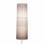 Hanging lights - INDIANA hanging lamp XL grey organza shade - LUXCAMBRA