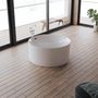 Baignoires - Baignoire îlot ronde LOOM 2.0, 130X130cm, by SPALINA - SPALINA