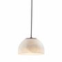 Hanging lights - ABSIDIOLA mini hanging lamp with alabaster or ceramic shade - LUXCAMBRA
