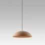 Hanging lights - ABSIDIOLA plato hanging lamp with ceramic lampshade - LUXCAMBRA