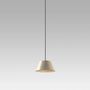 Hanging lights - ABSIDIOLA conica hanging lamp with ceramic shade - LUXCAMBRA