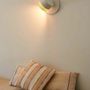 Wall lamps - KAN XL wall lamp in white, black or terracotta - LUXCAMBRA