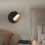 Wall lamps - KAN XL wall lamp in white, black or terracotta - LUXCAMBRA