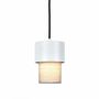 Hanging lights - KAN hanging lamp diameter of 8.5cm in black or white - LUXCAMBRA