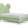 Children's bedrooms - Crazy Mouse Upholstered Bed - BLUE BEAR