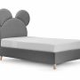 Children's bedrooms - Crazy Mouse Upholstered Bed - BLUE BEAR
