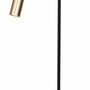 Table lamps - KEA table lamp in black with gold reading light - LUXCAMBRA