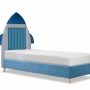 Chambres d'enfants - Space Craft Apollo 22 Upholstered Bed - BLUE BEAR