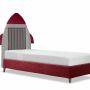 Chambres d'enfants - Space Craft Apollo 22 Upholstered Bed - BLUE BEAR