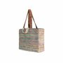 Sacs et cabas - Sac cabas tricolore TRESOR 48x38x14 cm - BED AND PHILOSOPHY