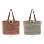 Sacs et cabas - Sac cabas tricolore TRESOR 48x38x14 cm - BED AND PHILOSOPHY