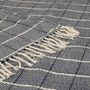 Throw blankets - CANYON linen and cotton plaid 135x200 cm - BED AND PHILOSOPHY