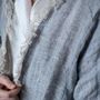 Homewear - GRACE double linen gauze kimono length 120 cm - BED AND PHILOSOPHY