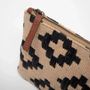 Clutches - FLEX raffia pattern pouch 25x17 cm - BED AND PHILOSOPHY