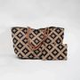 Clutches - FLEX raffia pattern pouch 25x17 cm - BED AND PHILOSOPHY
