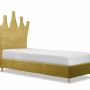 Children's bedrooms - Princess Crown Upholstered Bed - BLUE BEAR