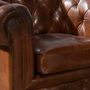 Fauteuils - Fauteuil Chester en cuir brun cognac - ANGEL CERDÁ
