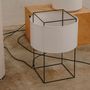 Table lamps - LEWIT table lamp in size L with cotonet shade - LUXCAMBRA