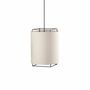 Hanging lights - LEWIT hanging lamp of 47cm with cotonet shade - LUXCAMBRA