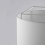 Hanging lights - LEWIT hanging lamp of 47cm with cotonet shade - LUXCAMBRA
